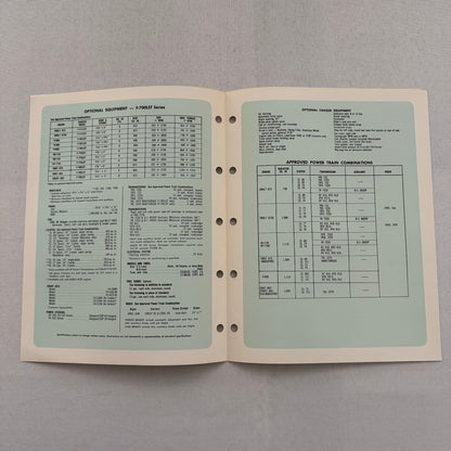 Mack Truck Model F-700LST Series Sales Brochure Catalog Mack F700 F700LST F 700