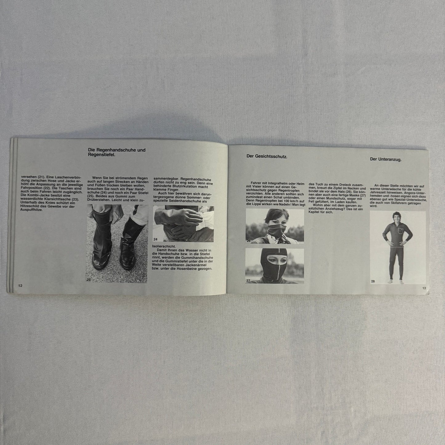 Vintage BMW Motorcycle Brochure Book Practical Driving Theory GERMAN TEXT