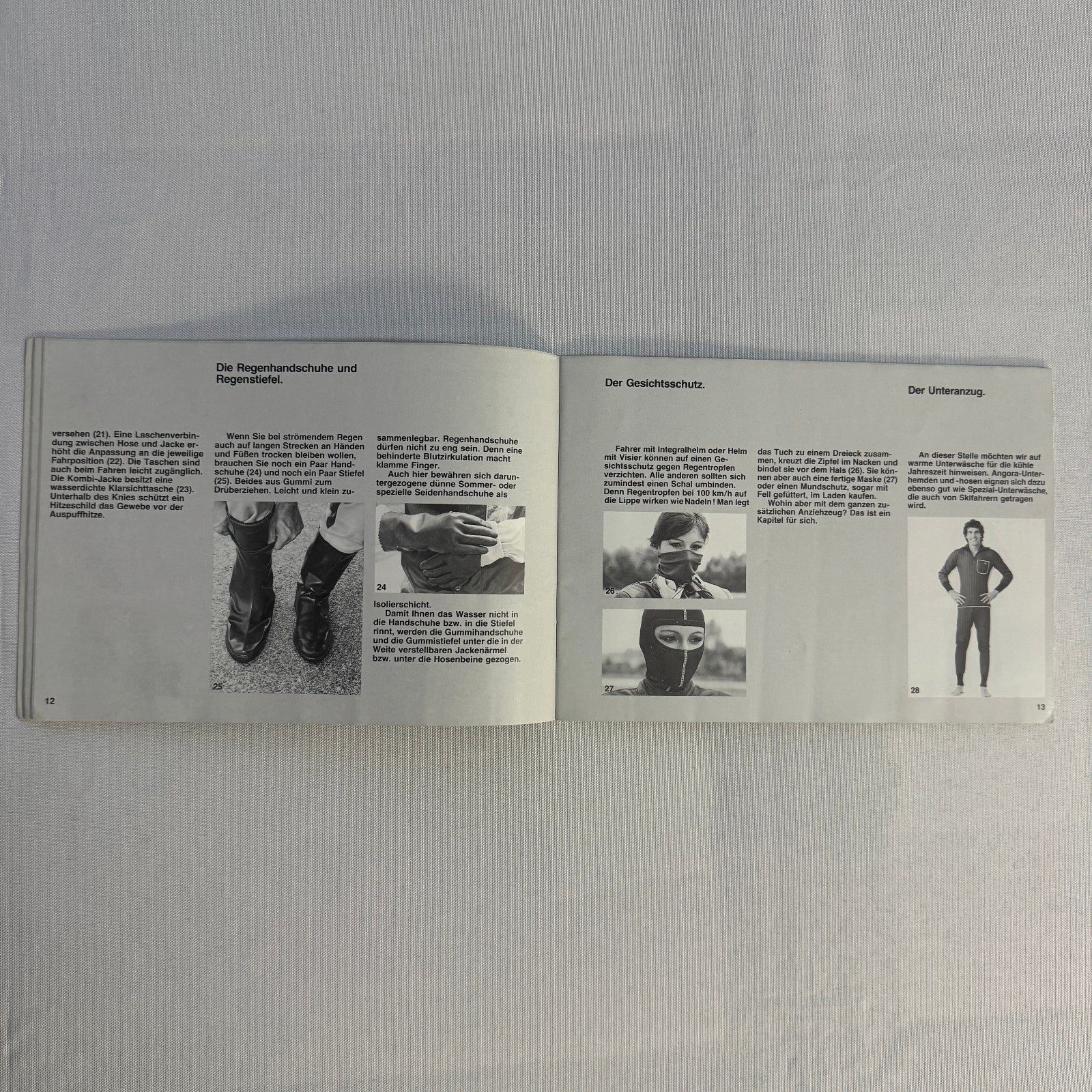 Vintage BMW Motorcycle Brochure Book Practical Driving Theory GERMAN TEXT