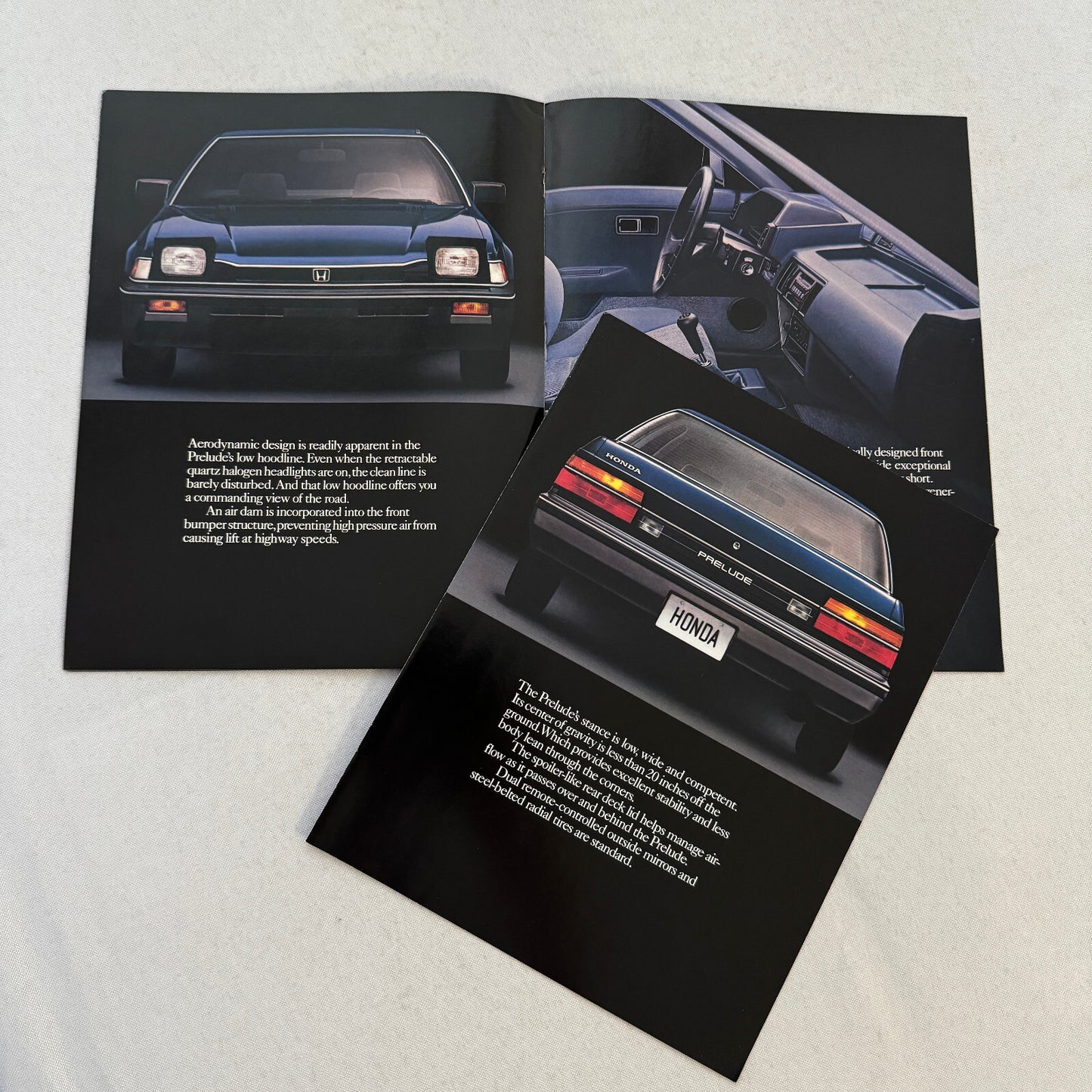 1983 Honda Prelude Car Sales Brochure Catalog Advertising