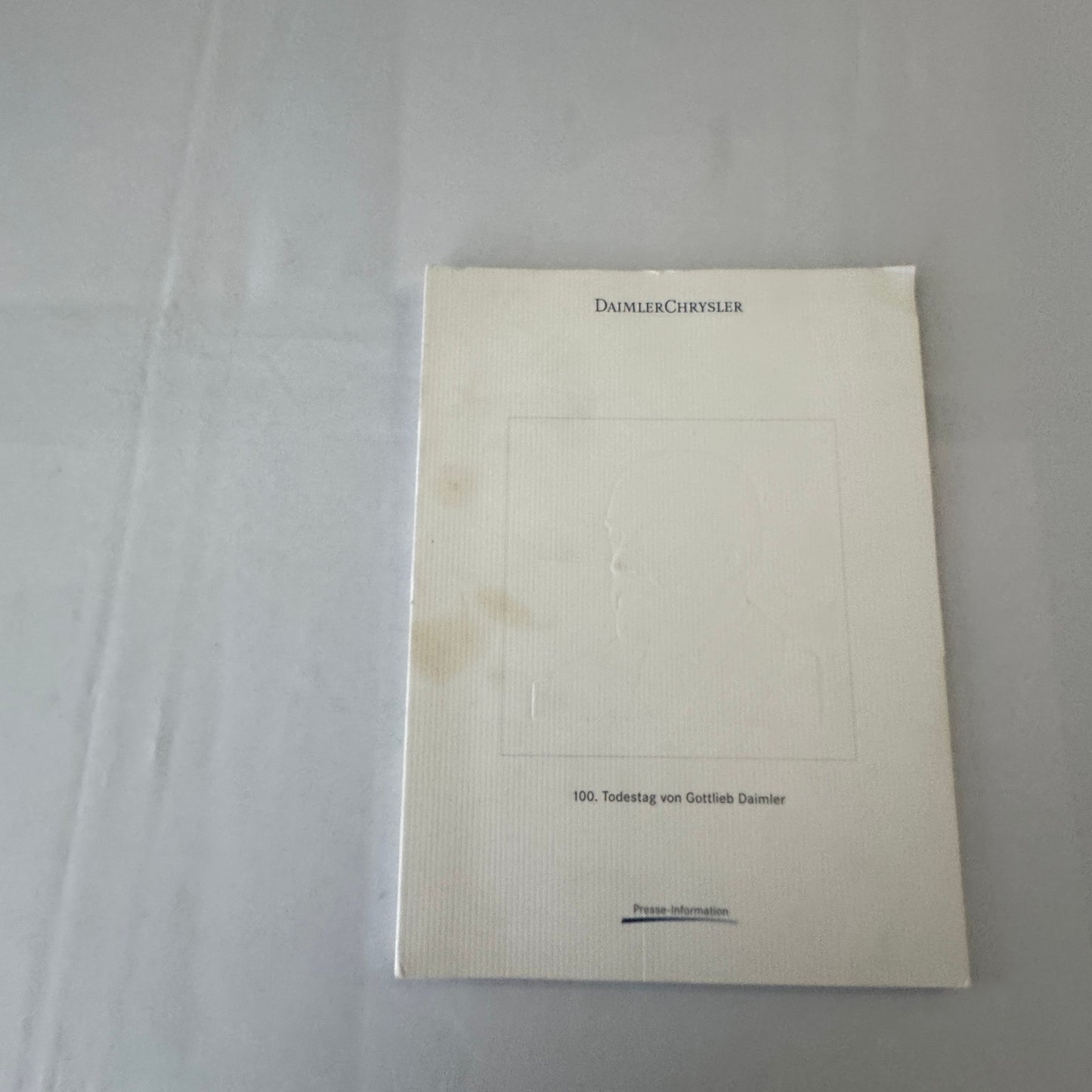 Mercedes Benz History Early Press Kit Gottlieb Daimler Photos GERMAN