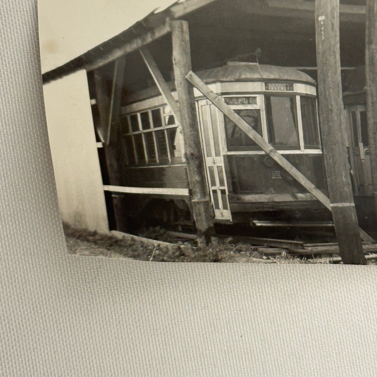 Vintage Train Trolley Photo Branford Electric Railway Trolley Museum Connecticut