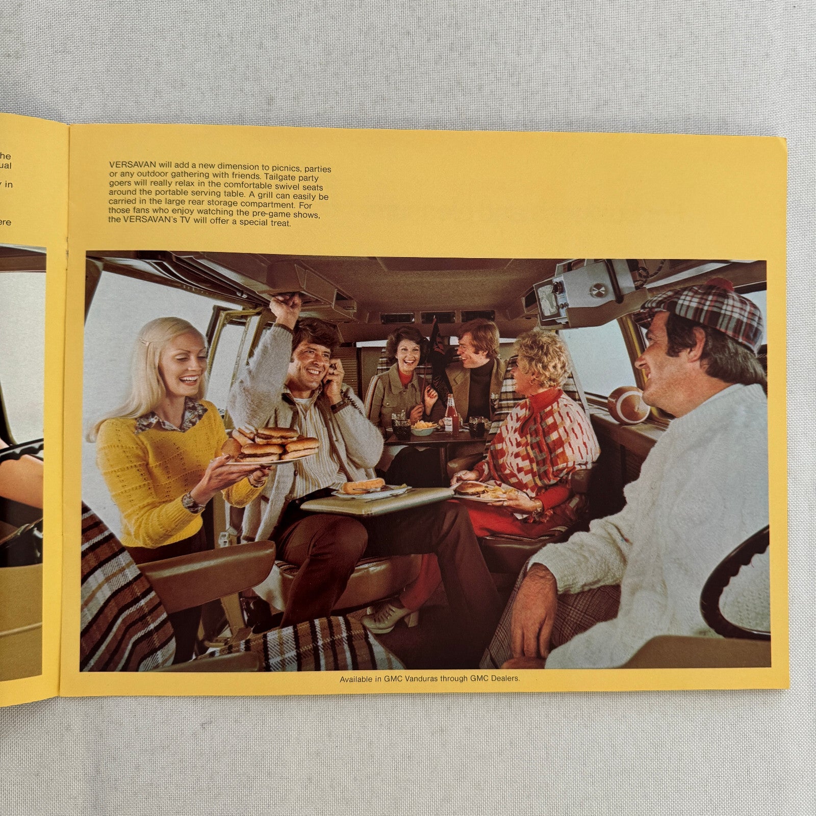 UOP Bostrom Versavan Vintage Conversion Van Sales Brochure Catalog GMC Vandura