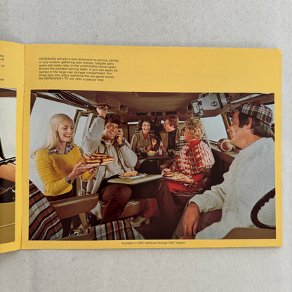 UOP Bostrom Versavan Vintage Conversion Van Sales Brochure Catalog GMC Vandura