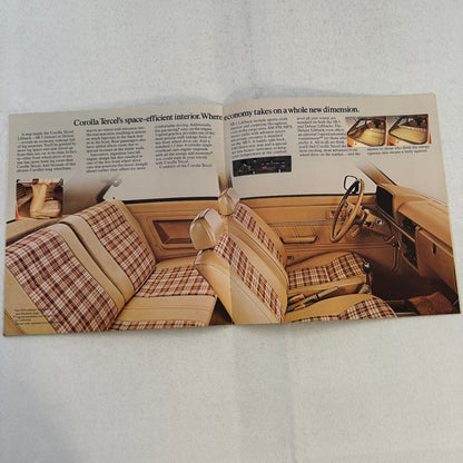 1980 Toyota Corolla Car Sales Brochure Catalog Tercel SR-5 SR5 Sport Coupe