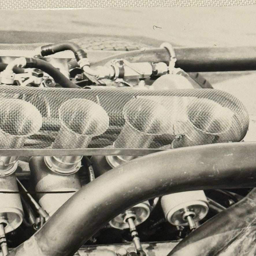 Vintage Cooper Maserati Racing Engine Photograph Car Motorsports Photo Print
