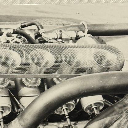 Vintage Cooper Maserati Racing Engine Photograph Car Motorsports Photo Print