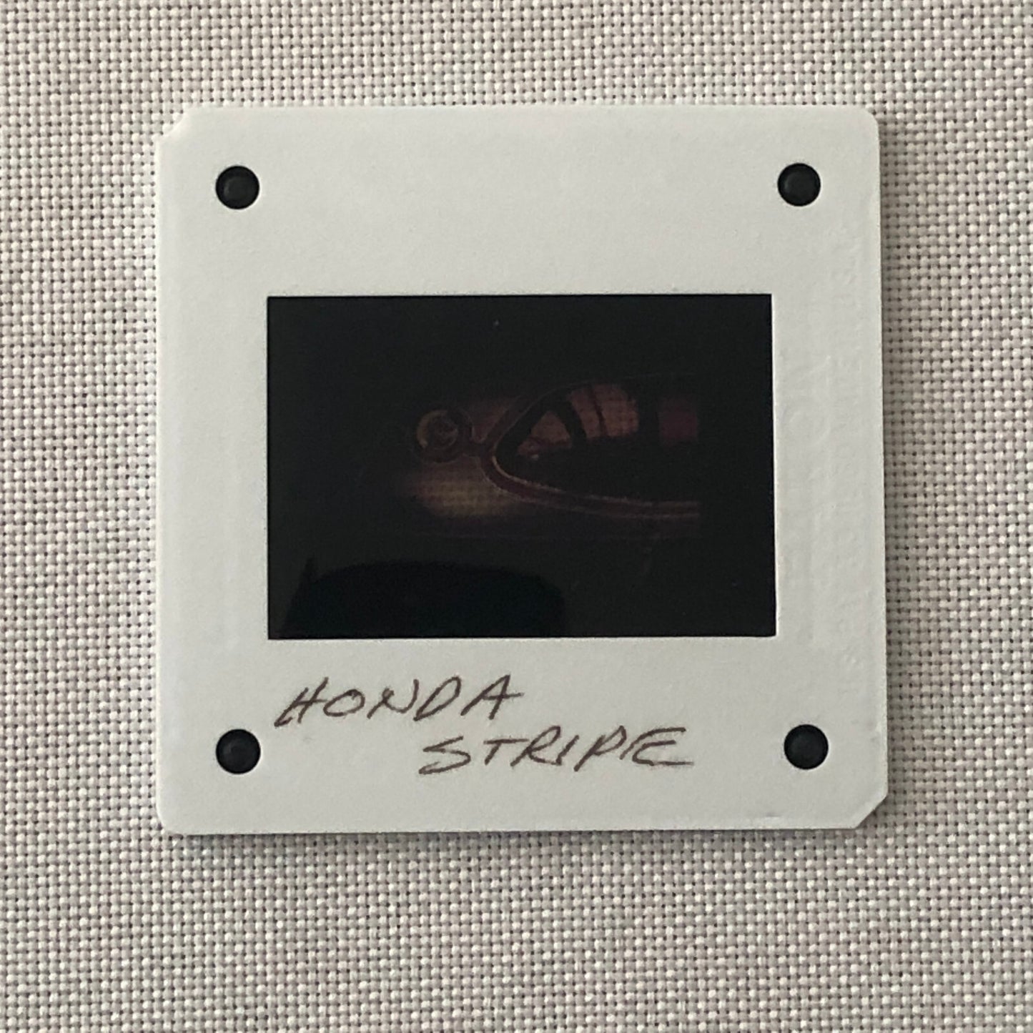35MM Vintage Photo Slide Honda Car Modification Design Stripe