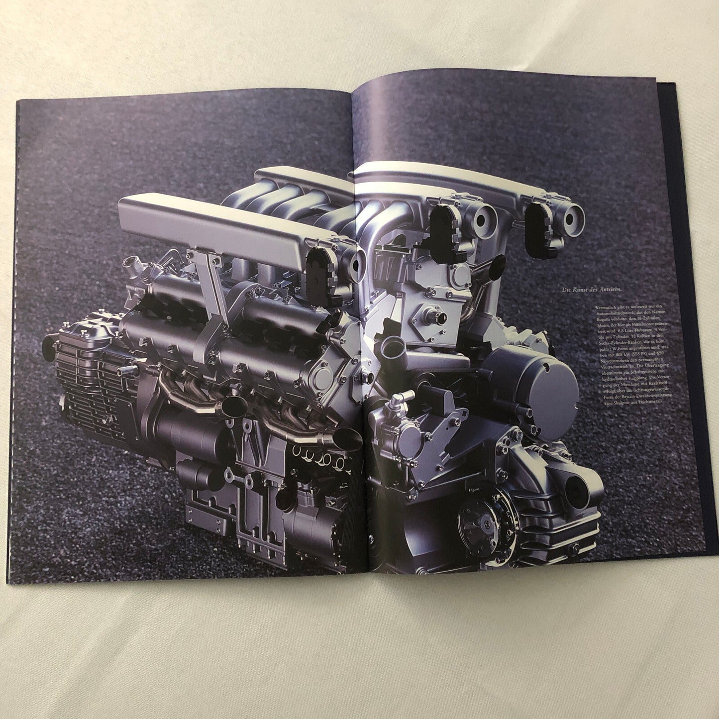 Bugatti Veyron EB 18/4 Concept Car Sales Brochure Catalog