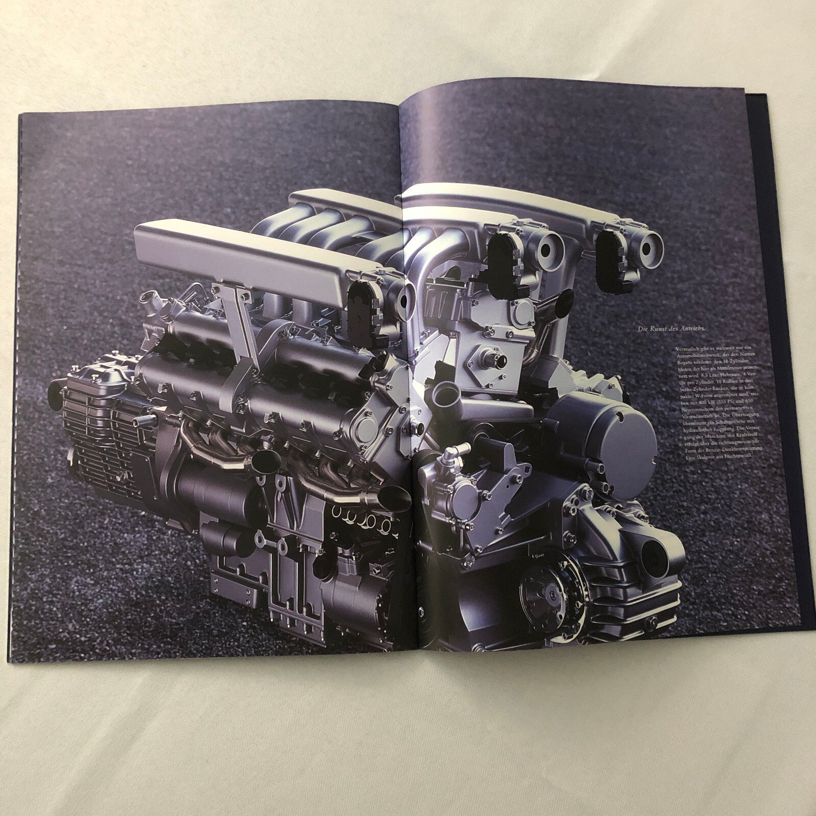 Bugatti Veyron EB 18/4 Concept Car Sales Brochure Catalog