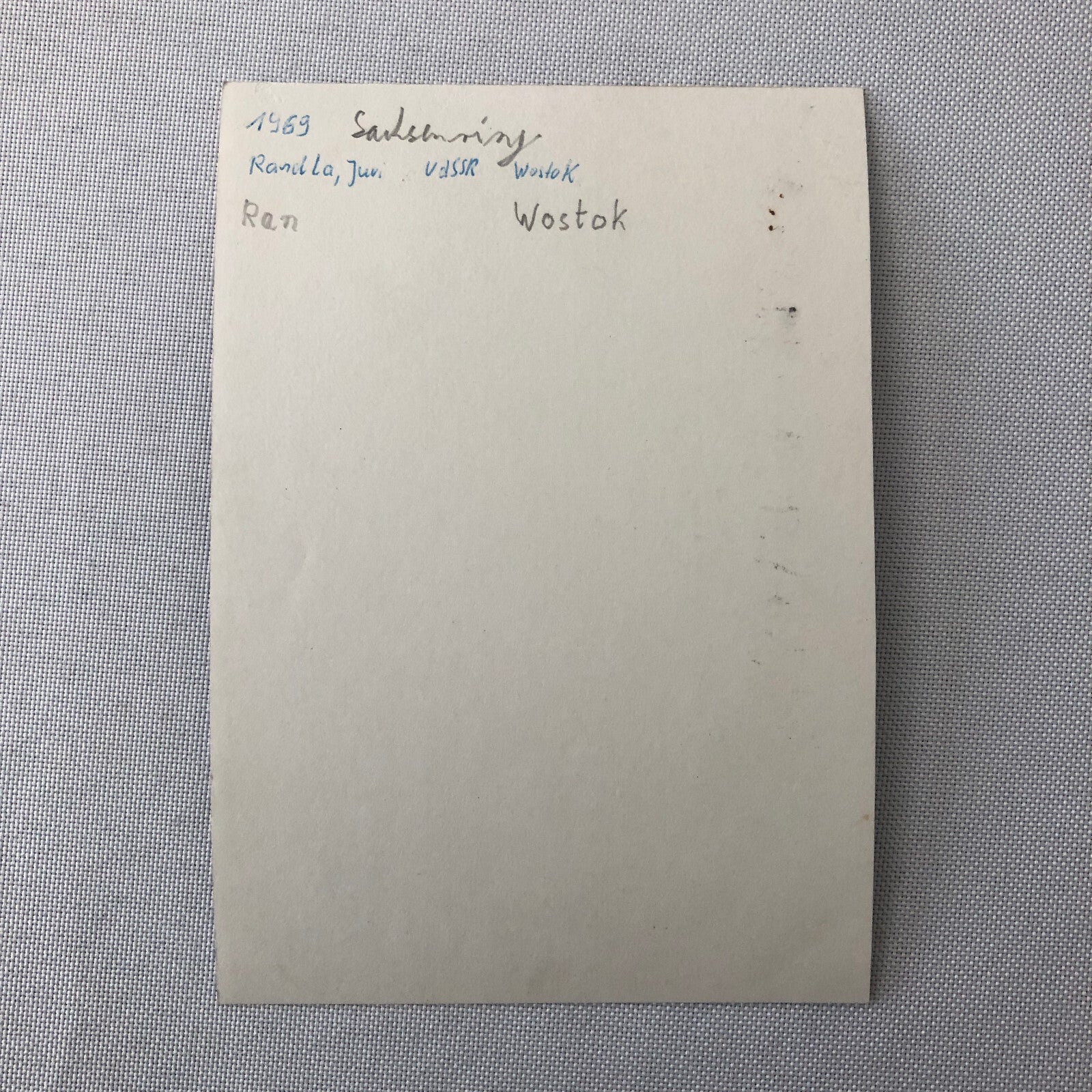 Vintage Motorcycle Racing Photo photograph Rider Vostok Bike ?