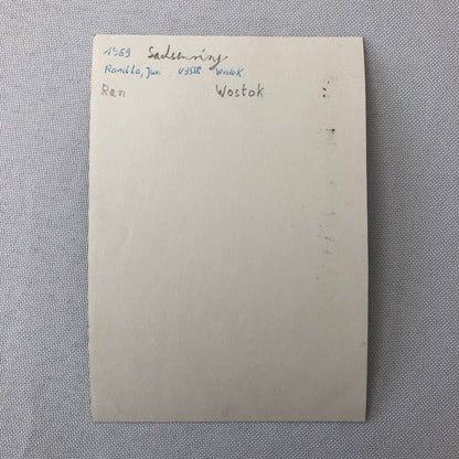 Vintage Motorcycle Racing Photo photograph Rider Vostok Bike ?