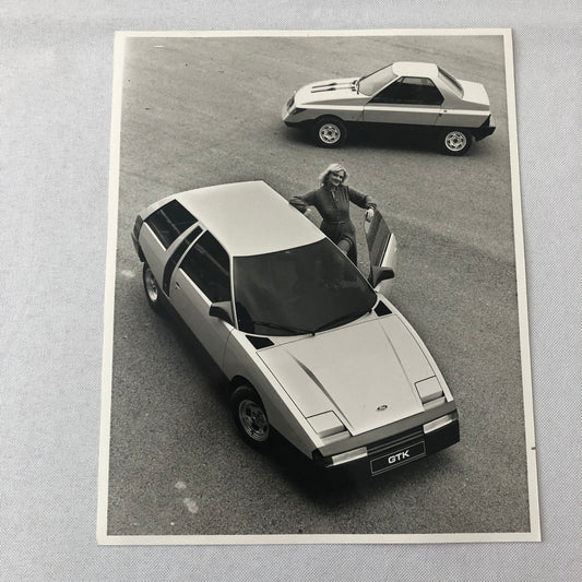 Vintage Ford Ghia Concept Car Prototype Photo Photograph Print GTK