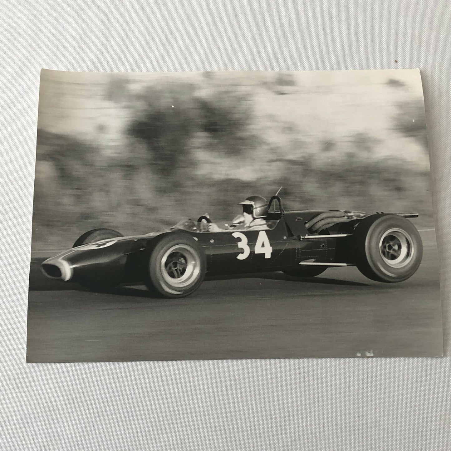 Vintage Racing Photo Photograph Jacky Ickx Matra Ford Car