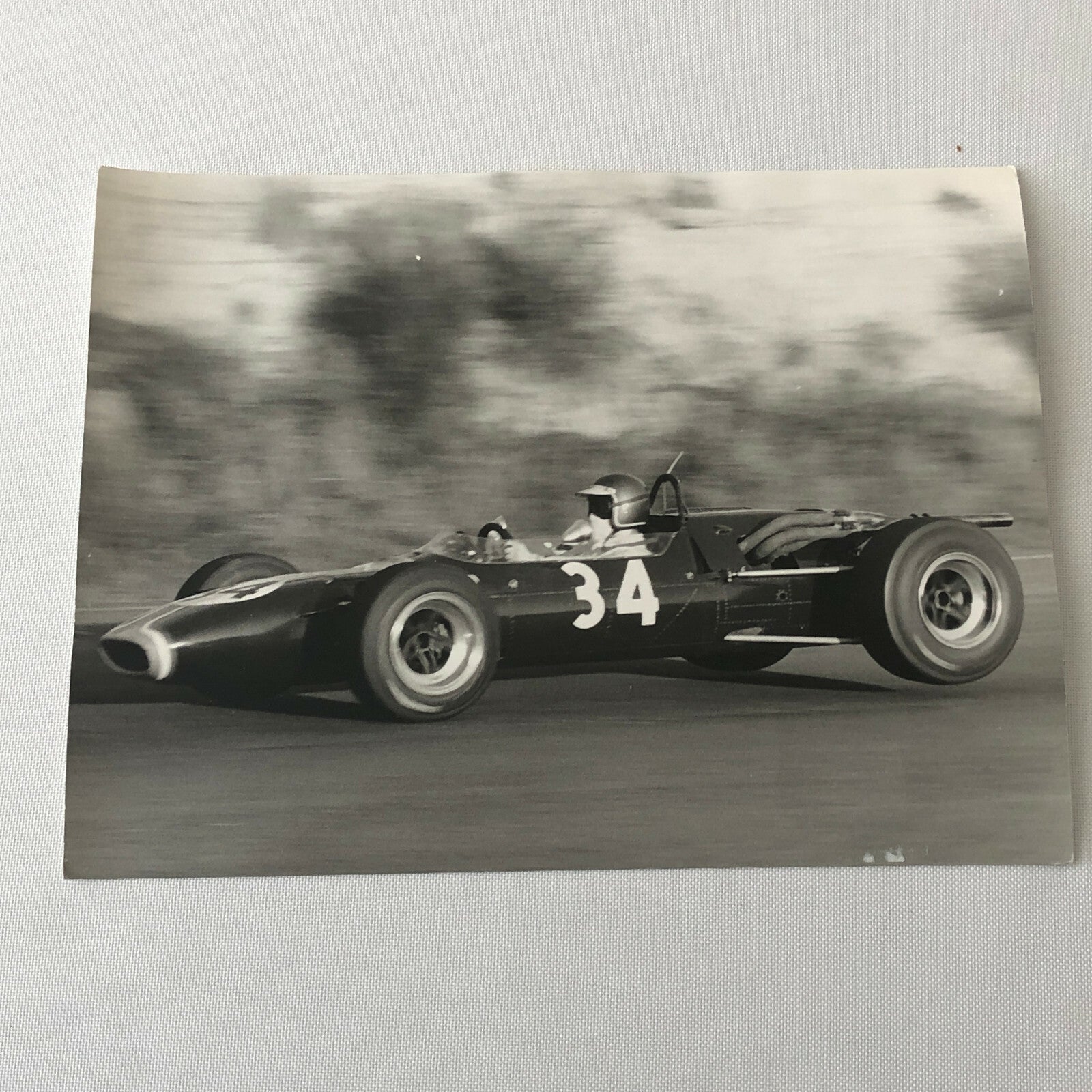 Vintage Racing Photo Photograph Jacky Ickx Matra Ford Car