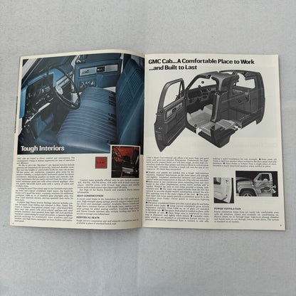 GMC Series 7000 Conventional Truck Sales Brochure Catalog Advertising Vintage