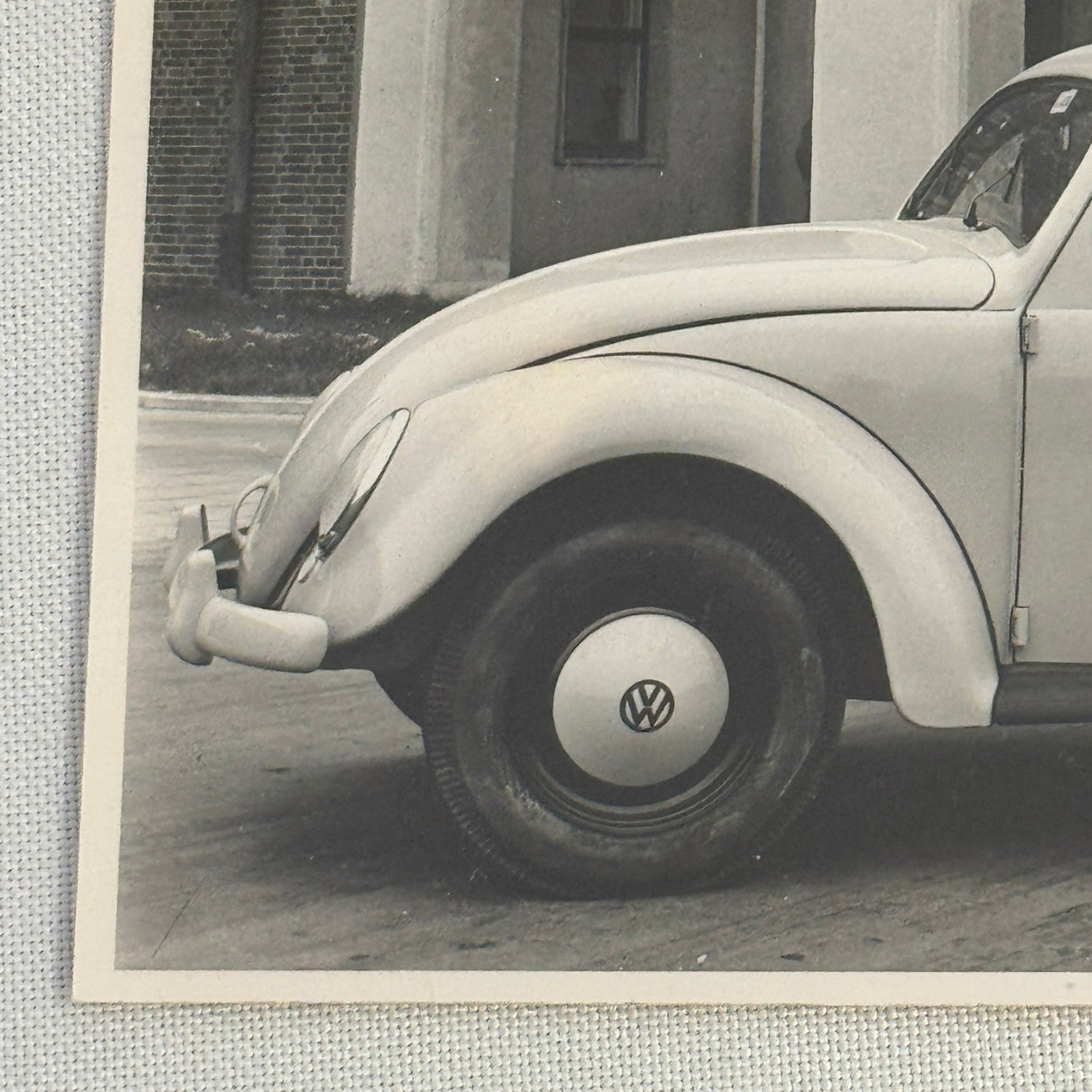 Vintage Volkswagen Beetle Deutsche Bundespost Photo Photograph Post Office