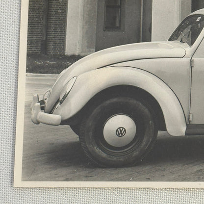 Vintage Volkswagen Beetle Deutsche Bundespost Photo Photograph Post Office