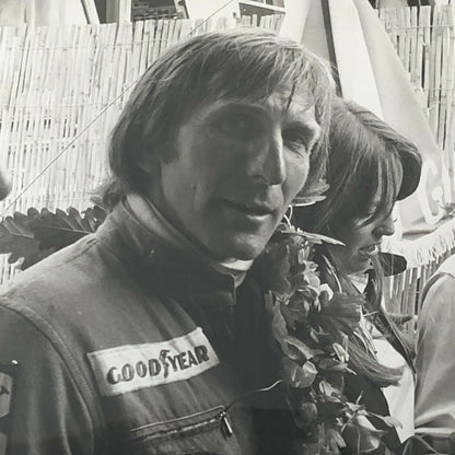 Vintage Racing Photo Photograph 1975 24 Hours of LeMans ? Jacky Ickx Derek Bell 