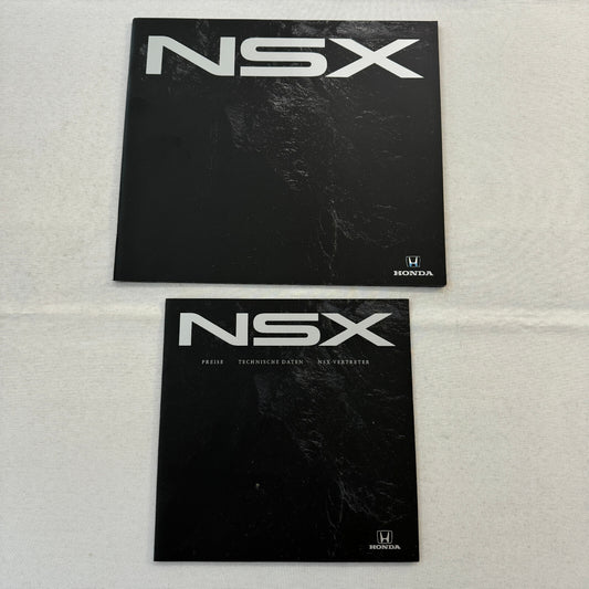 Acura NSX Sports Car Sales Brochure Catalog GERMAN Text European Market