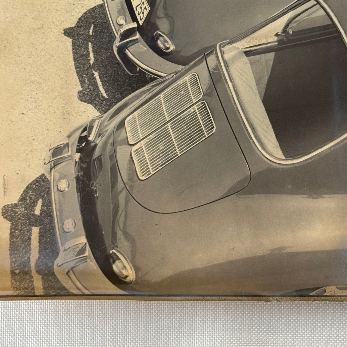 Vintage Porsche 356 Car Photo Photograph Print