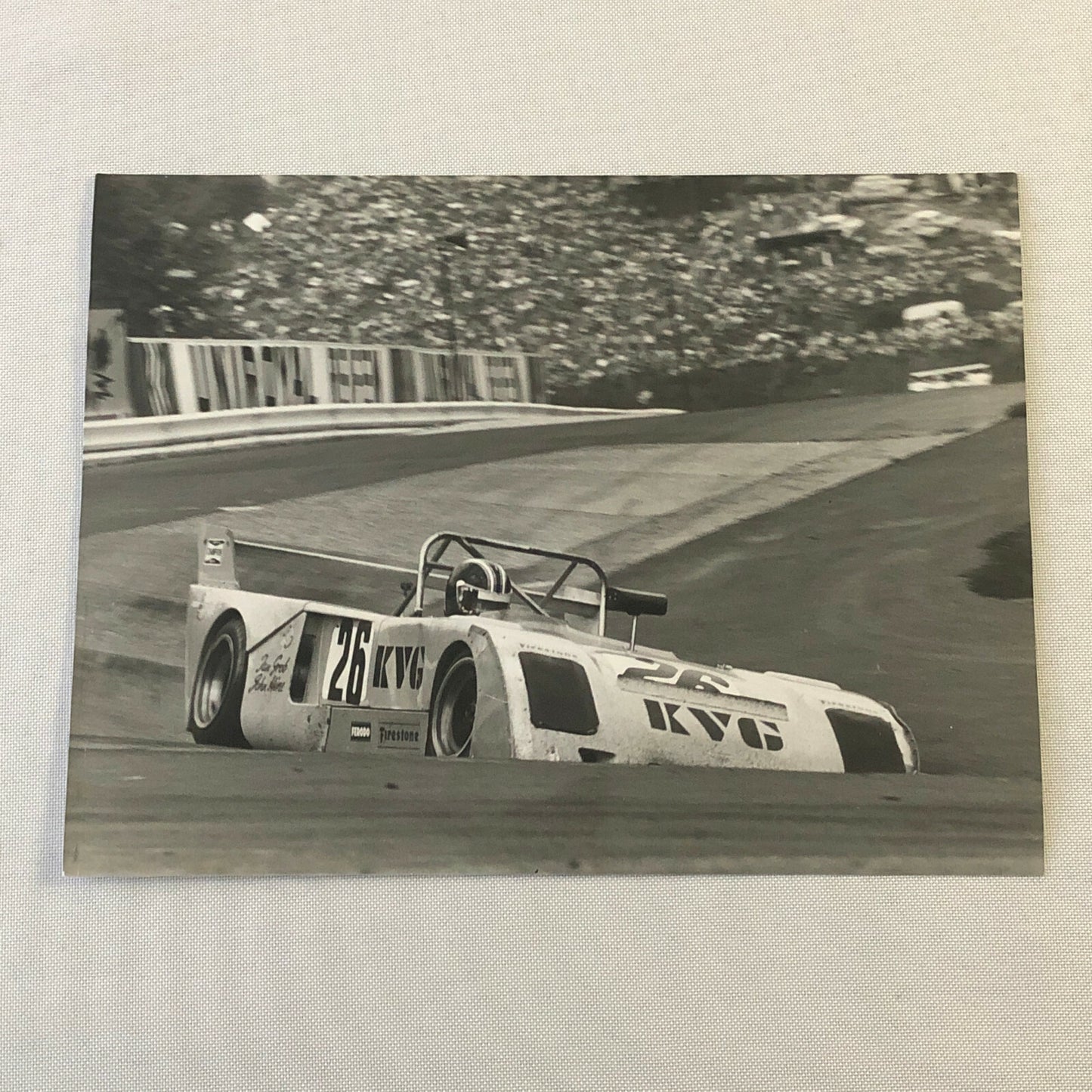 Vintage Racing Car Photo Photograph Print - DPPI Press Photo