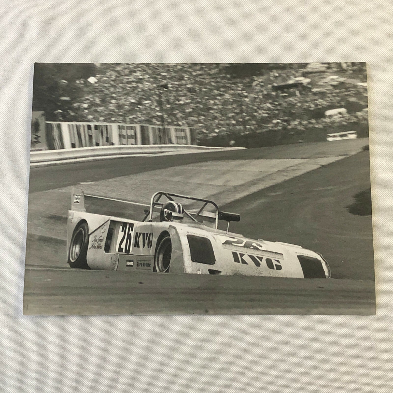 Vintage Racing Car Photo Photograph Print - DPPI Press Photo