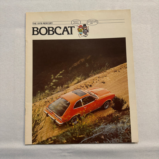 1978 Mercury Bobcat Car Sales Brochure Catalog Special SC Station Wagon Vintage