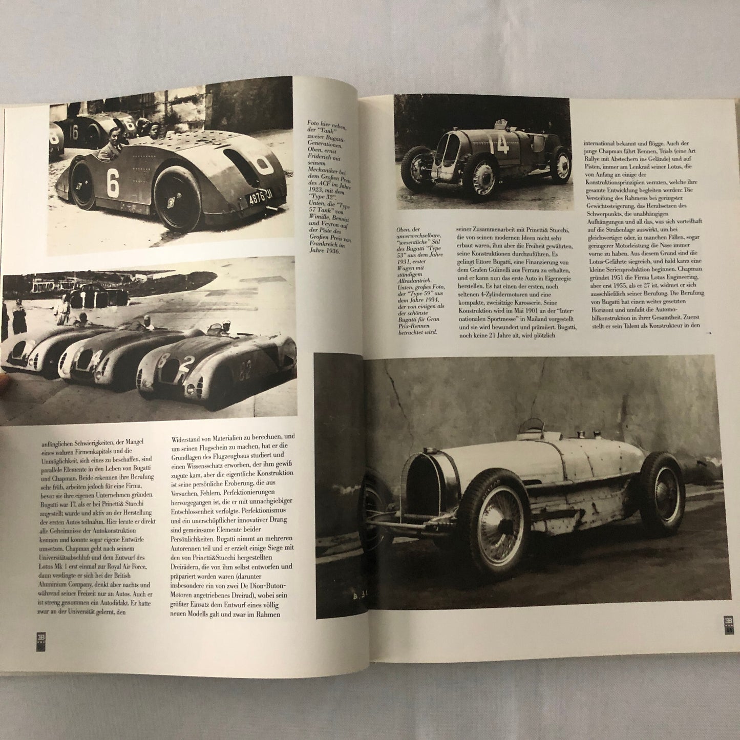 1994 Bugatti Car Book Magazine Journal German Text Vintage Cars +