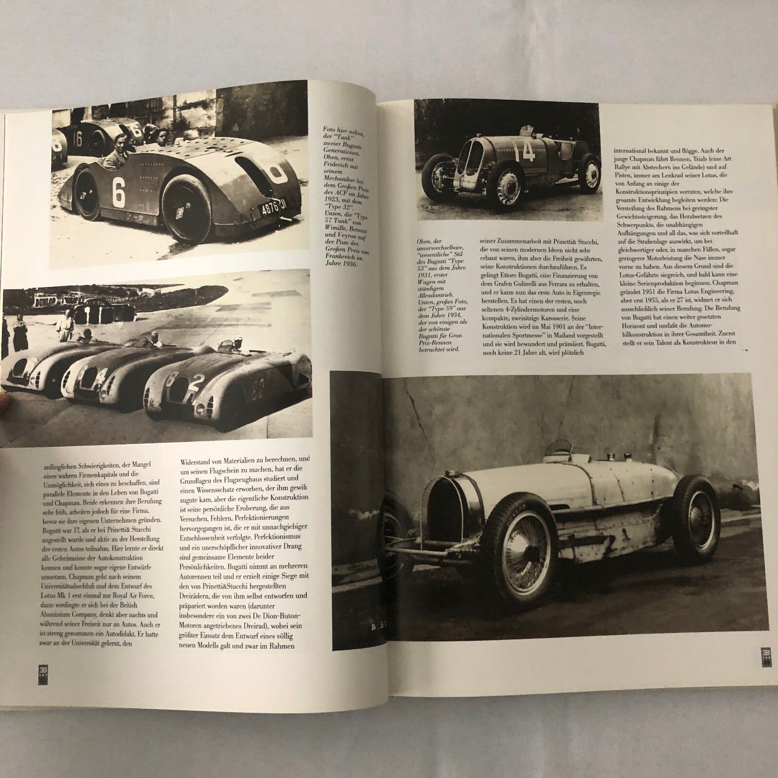 1994 Bugatti Car Book Magazine Journal German Text Vintage Cars +