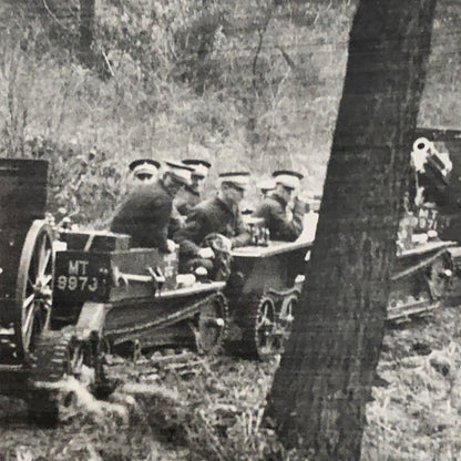 Military School 1932 Press Photo Photograph Eton vs Charterhouse UK Tanks