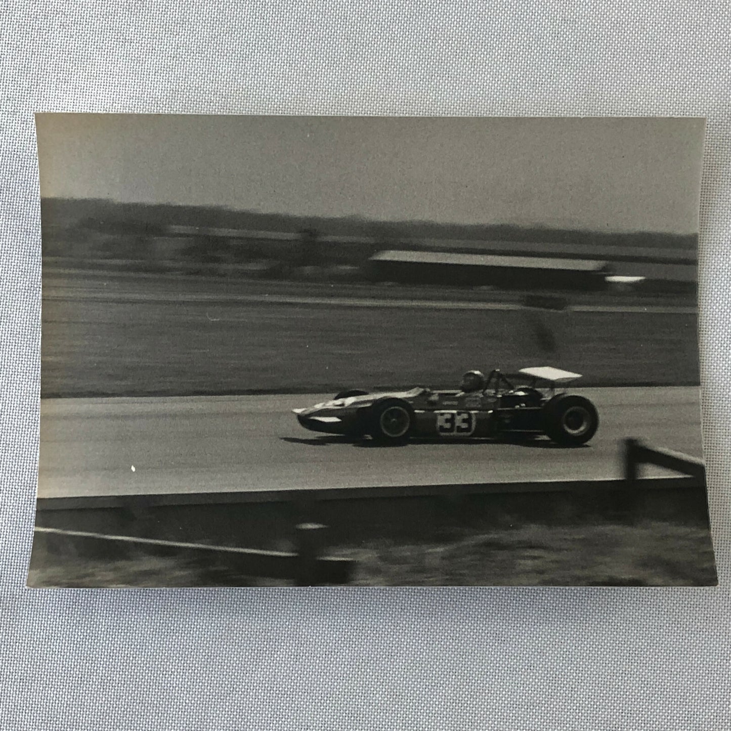 Vintage Racing Car Photo Photograph Print - Malcolm Guthrie March 702