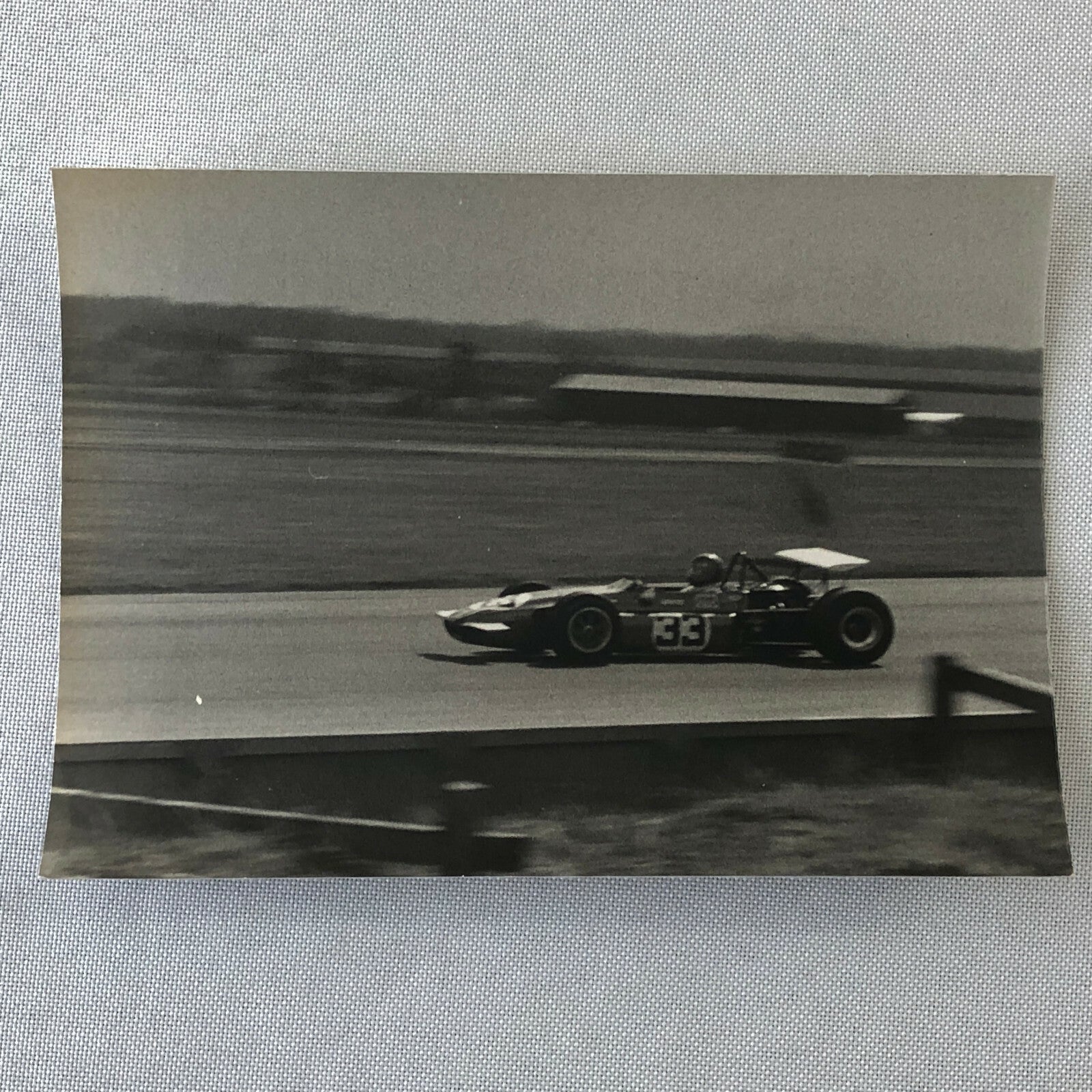 Vintage Racing Car Photo Photograph Print - Malcolm Guthrie March 702