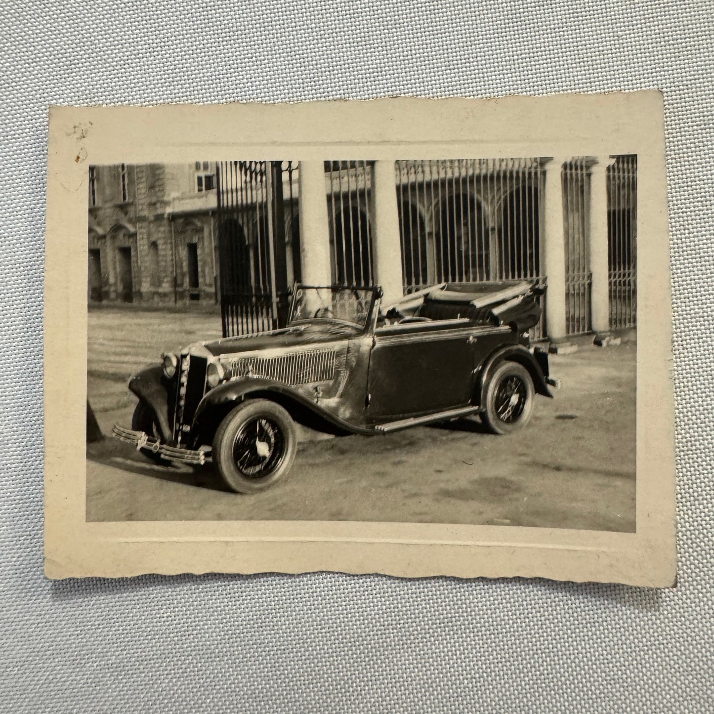 Vintage Photograph Photo Print Car Automobile European