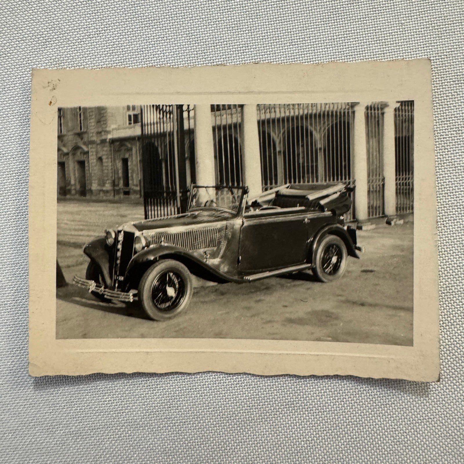 Vintage Photograph Photo Print Car Automobile European