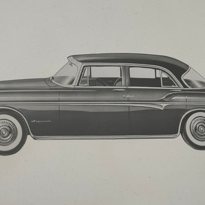 1955 Chrysler Imperial Sedan Car Automobile Photo Photograph Vintage Print
