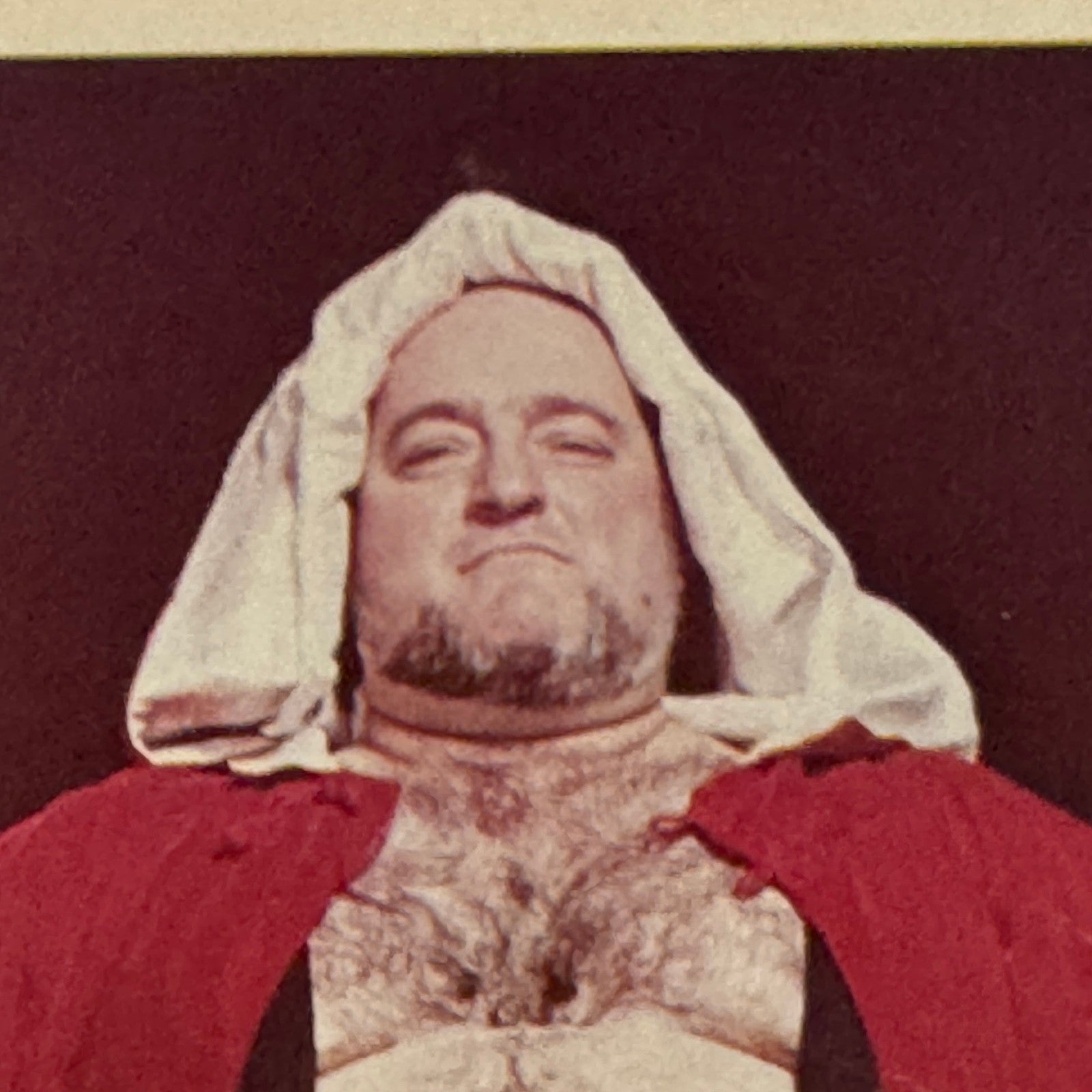 Vintage Wrestling Print Insert Paul Vachon The Butcher Vachon Quebec French 1973