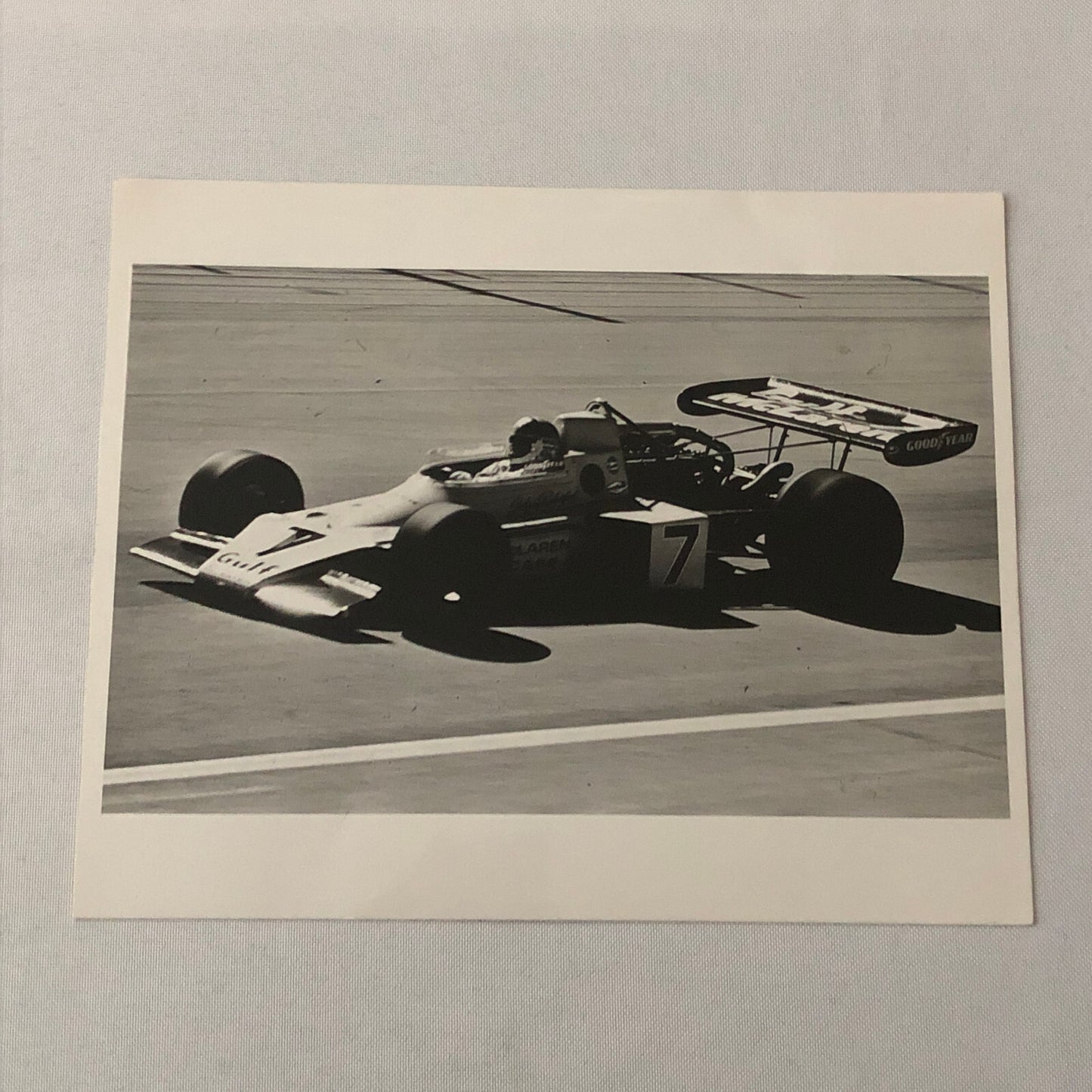 Vintage Indy Indianapolis Racing Photo Photograph Johnny Rutherford 1973 McLaren