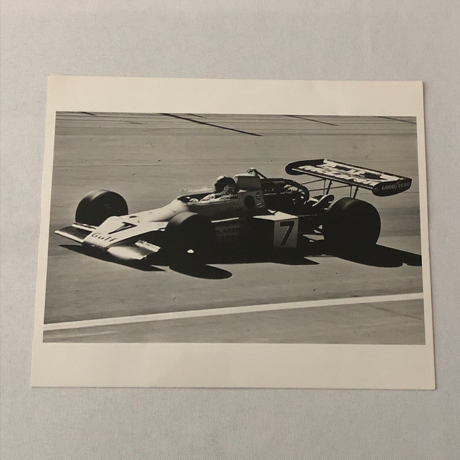 Vintage Indy Indianapolis Racing Photo Photograph Johnny Rutherford 1973 McLaren