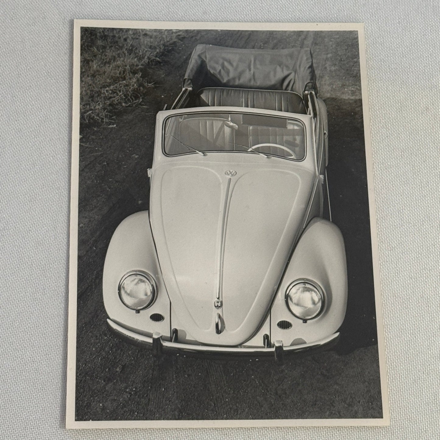 Vintage Volkswagen Beetle Convertible Cabriolet VW Automobile Photo Photograph