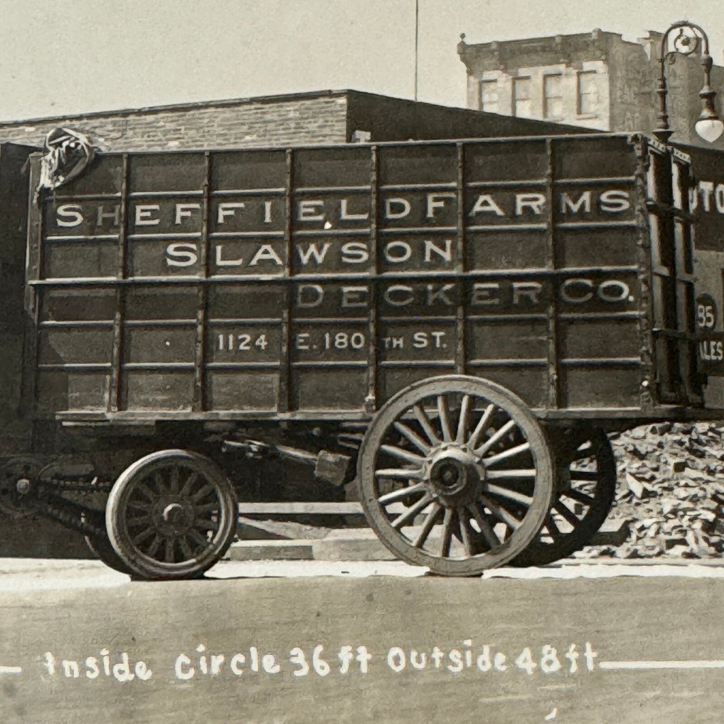 Antique Truck Factory Press Photo Photograph Vintage