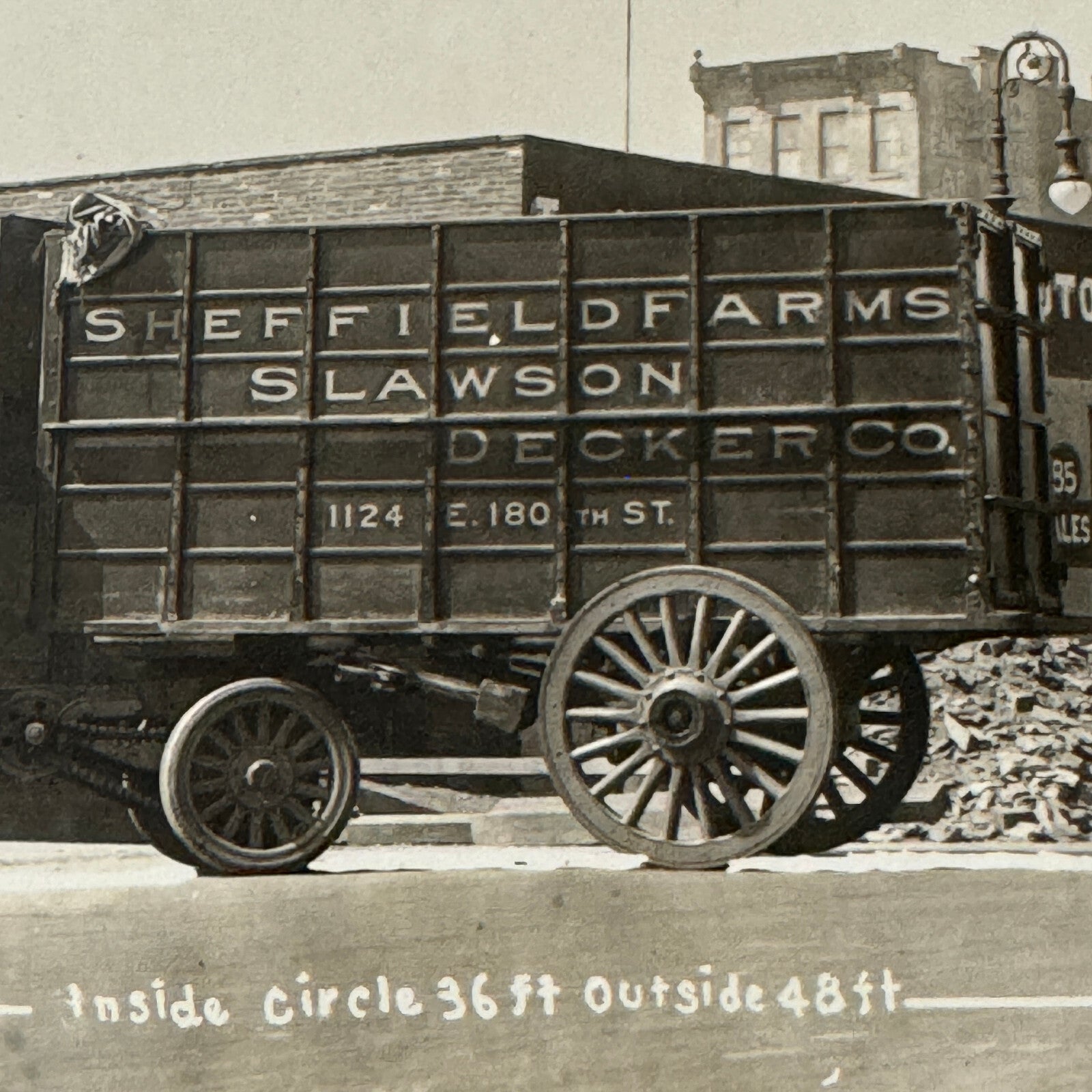 Antique Truck Factory Press Photo Photograph Vintage
