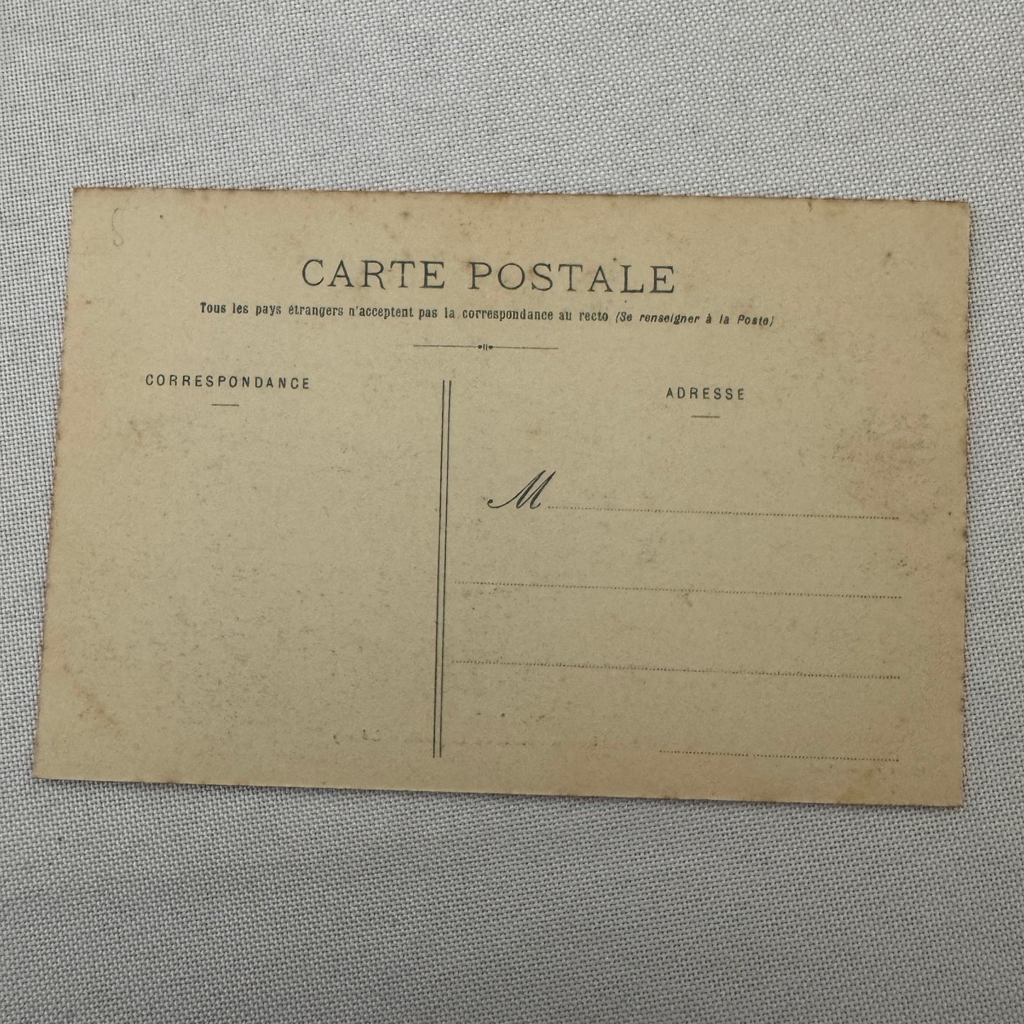 Vintage Zeppelin Airship Dirigible Postcard Post Card French Le Lebaudy