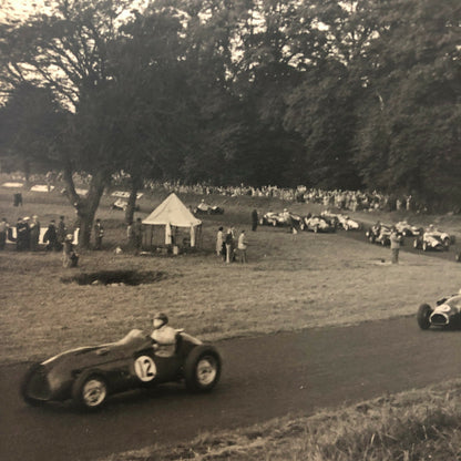 Vintage Car Racing Photo Photograph Image - British Grand Prix Cars ? 