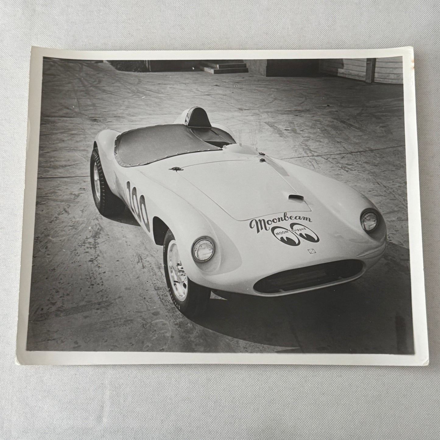 Vintage Dragster Drag Racing Photo Photograph Dean Moon Moonbeam Devin Car