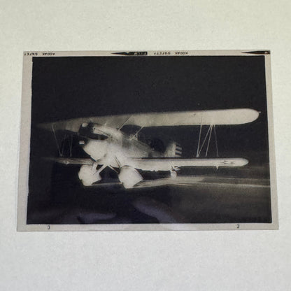 Vintage Photo Negative Curtiss 0-39 Airplane Plane Aircraft Curtiss 039 0 39