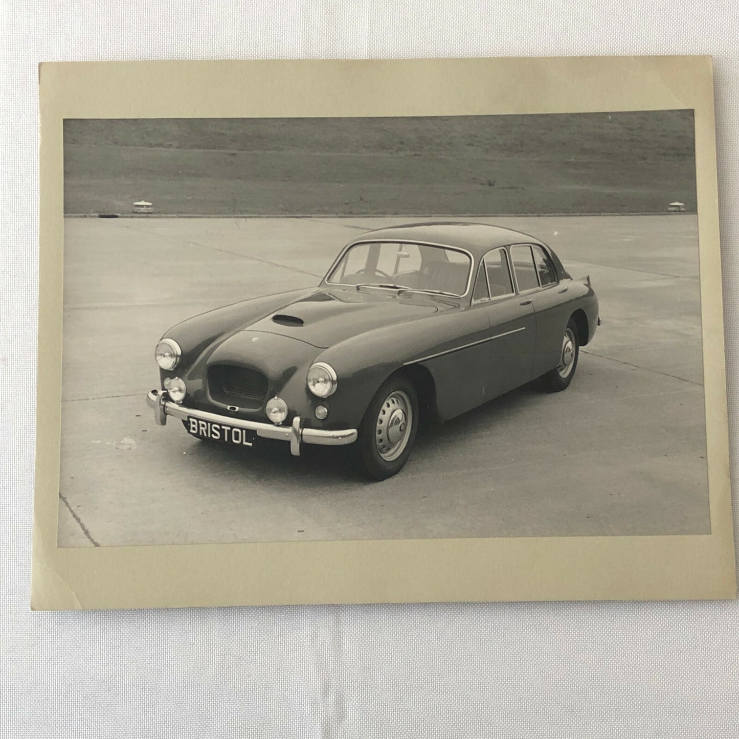 Vintage Bristol 405 Saloon Car Photo Photograph 1956