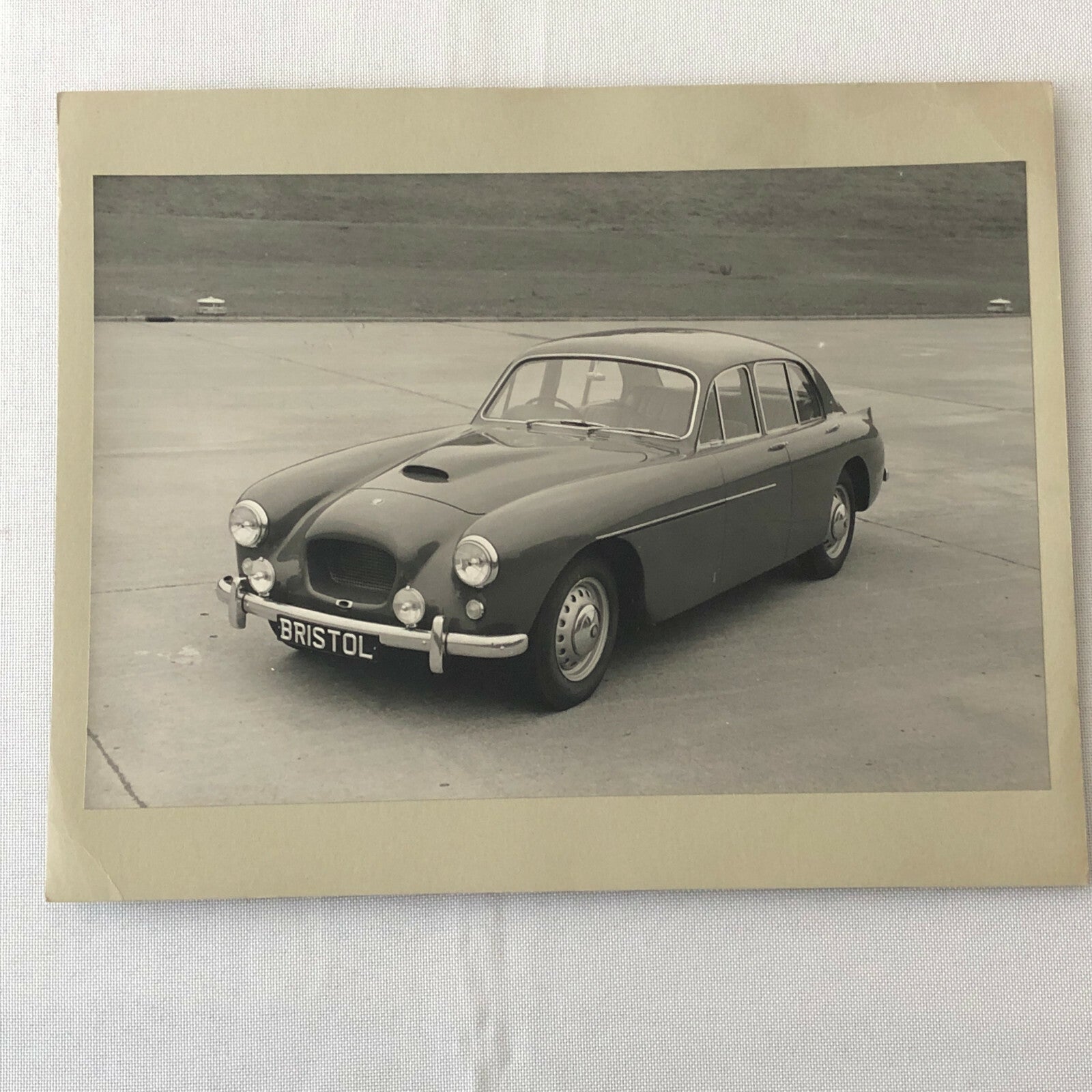 Vintage Bristol 405 Saloon Car Photo Photograph 1956