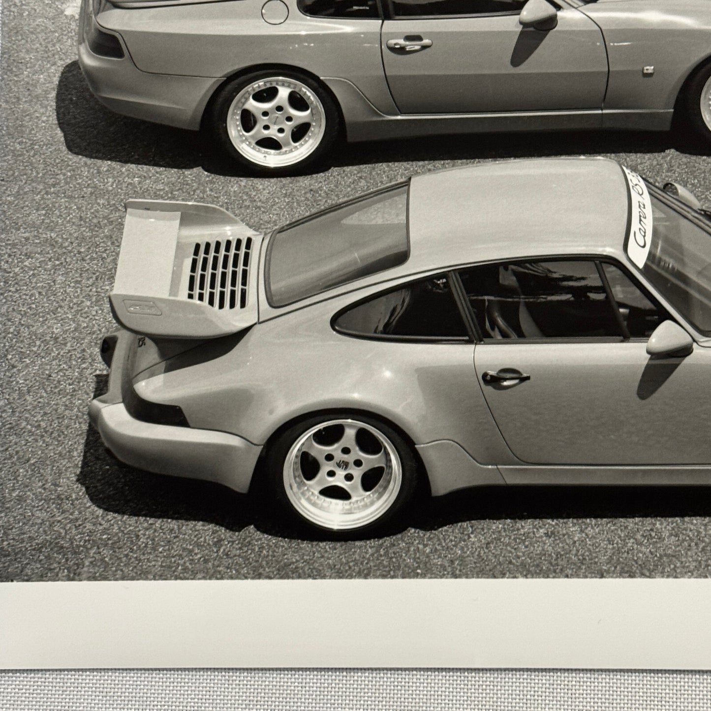 1994 Porsche 911 Carrera RS 3.8 and 968 Turbo S Factory Photo Photograph Print