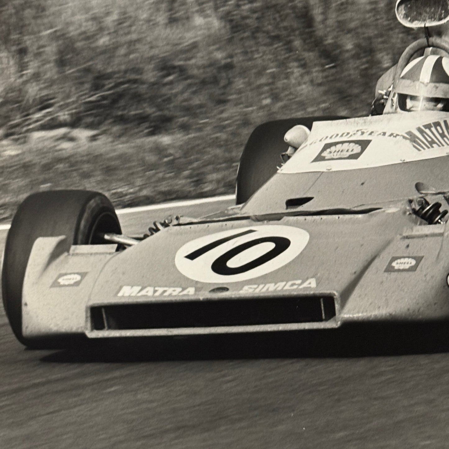 Matra Simca Racing Car Press Photo Photograph Print Vintage DPPI